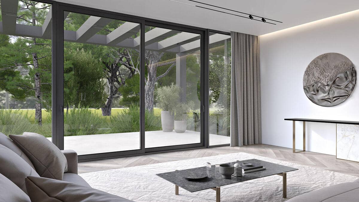 Large sliding glass doors cost