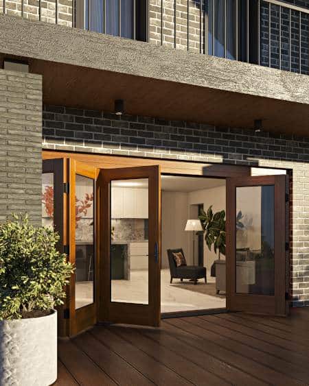 Exterior bifold doors