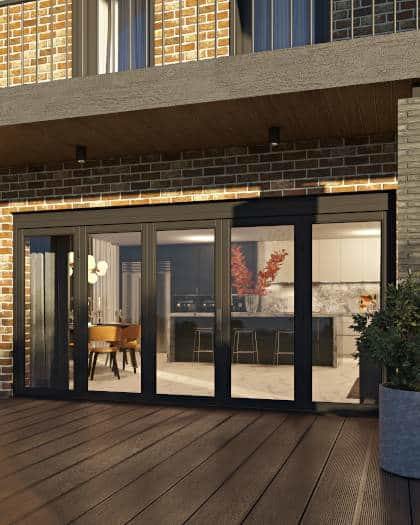 Bifold patio doors - photo