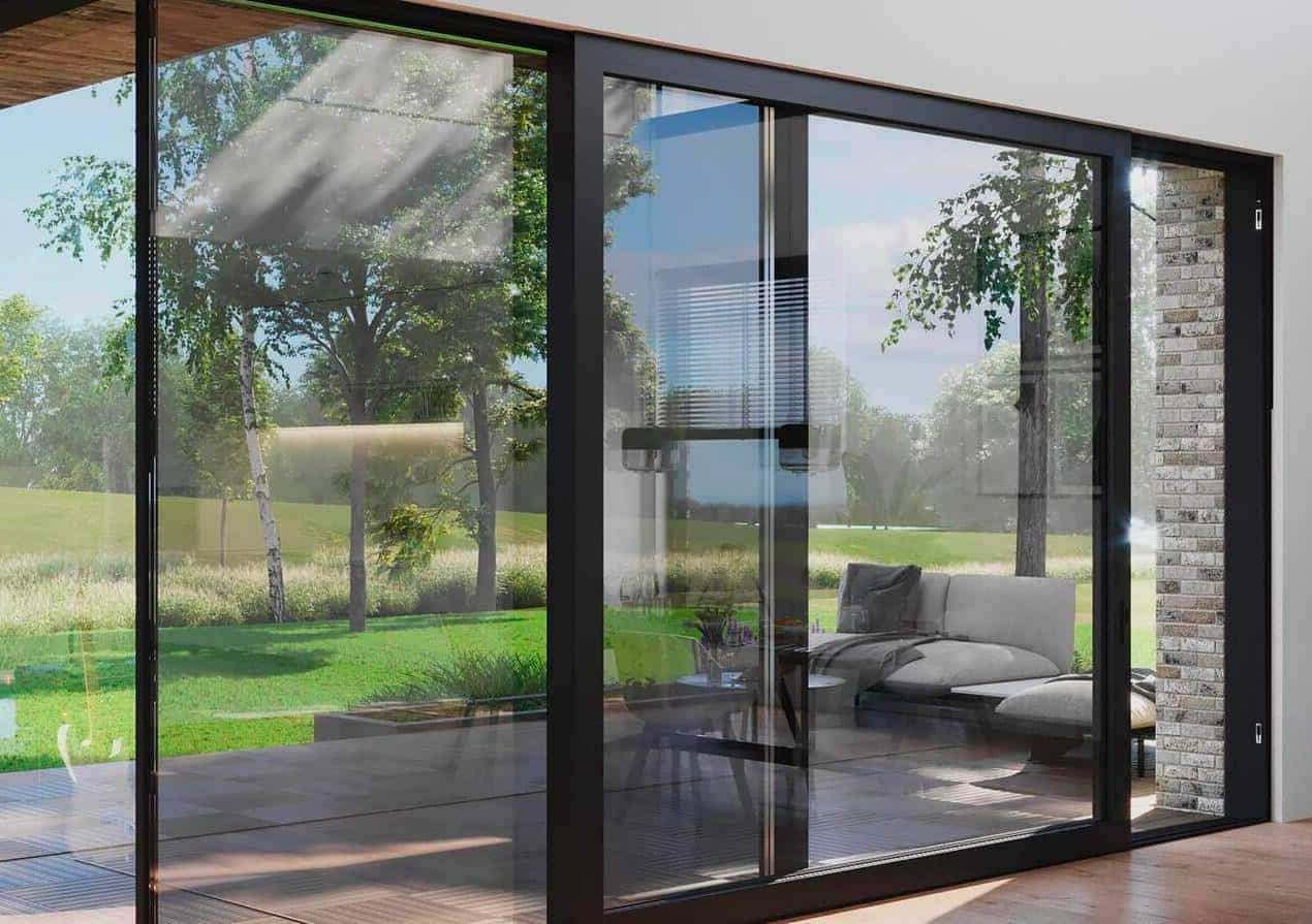 large sliding doors exterior
